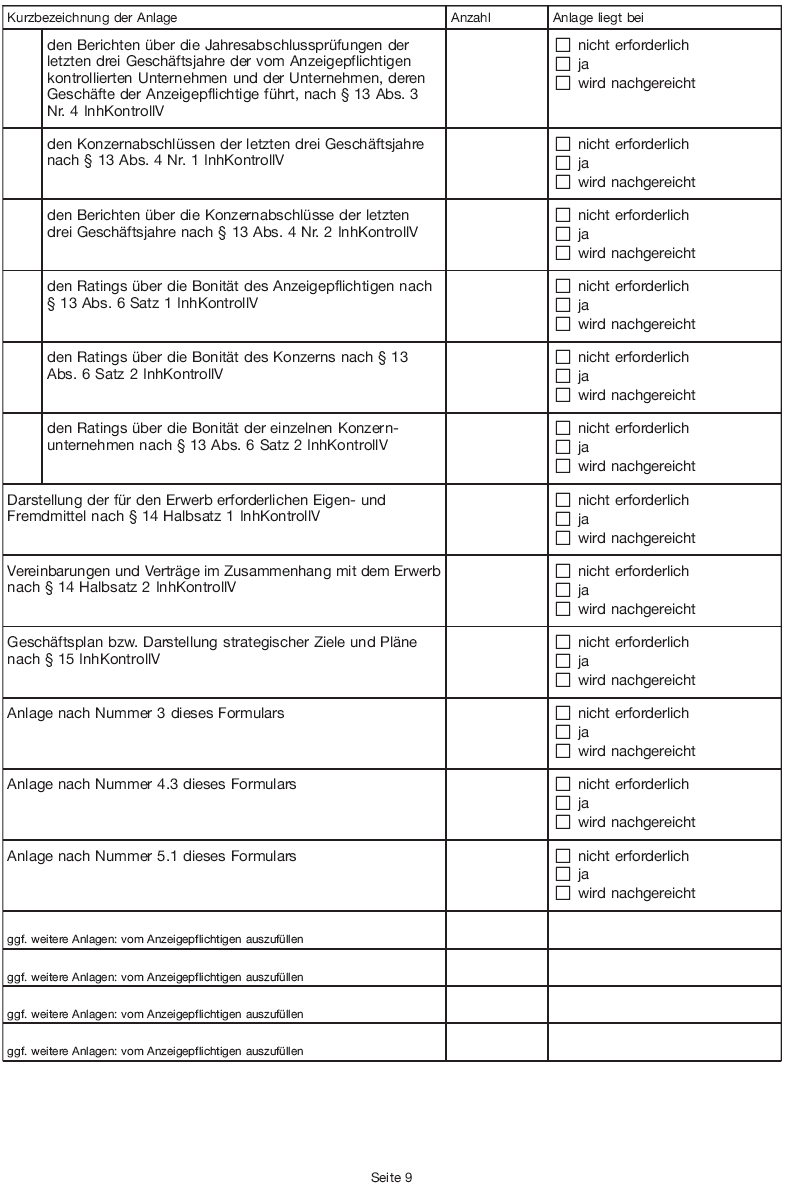 Formular - Erwerb-Erhöhung, Seite 9 (BGBl. 2015 I S. 1958)