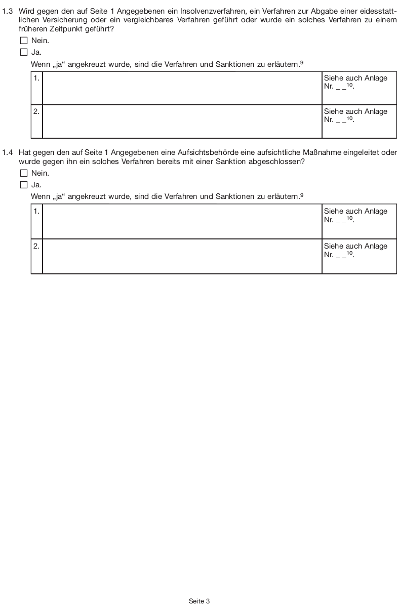 Formular - Angaben zur Zuverlässigkeit, Seite 3 (BGBl. 2015 I S. 1966)