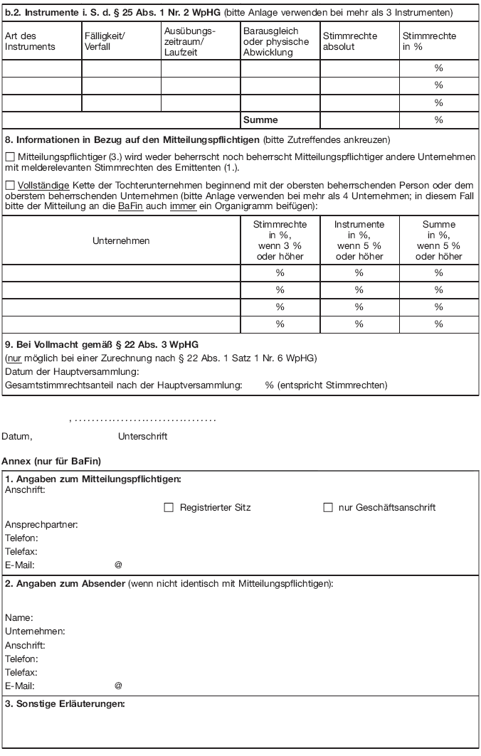 Stimmrechtsmitteilung Seite 2 (BGBl. 2015 I S. 2046)