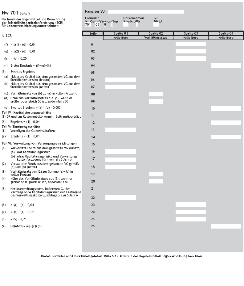 Solvabilitätsnachweis Nw 701 Seite 5 (BGBl. 2016 I S. 804)