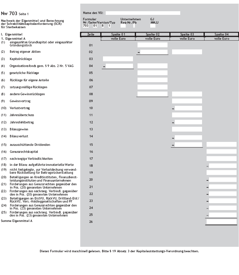 Solvabilitätsnachweis Nw 703 Seite 1 (BGBl. 2016 I S. 812)