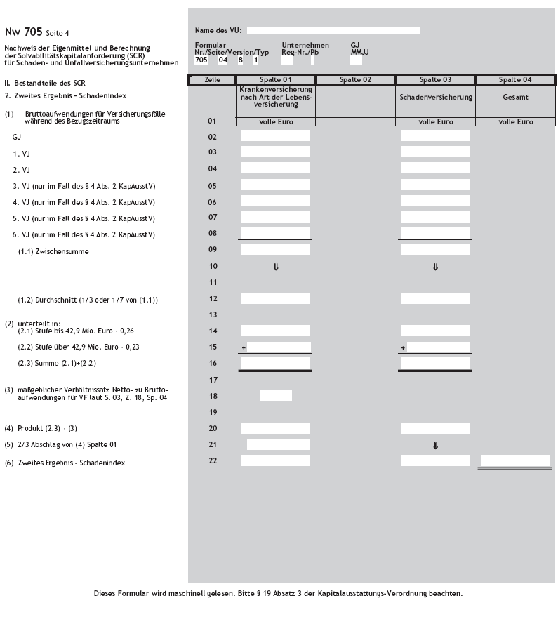 Solvabilitätsnachweis Nw 705 Seite 4 (BGBl. 2016 I S. 826)