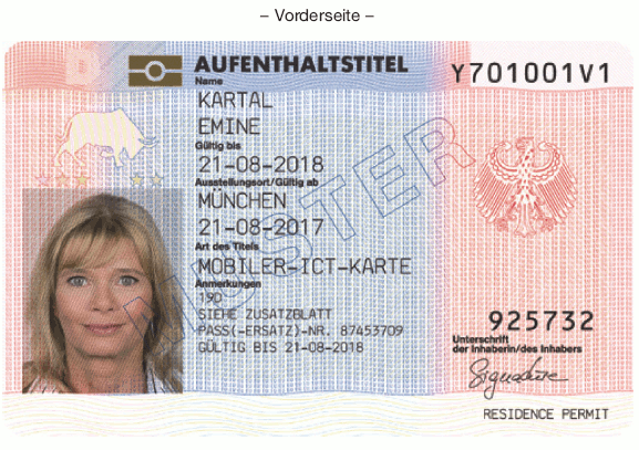 Muster „Mobiler-ICT-Karte", Vorderseite (BGBl. 2017 I S. 2653)