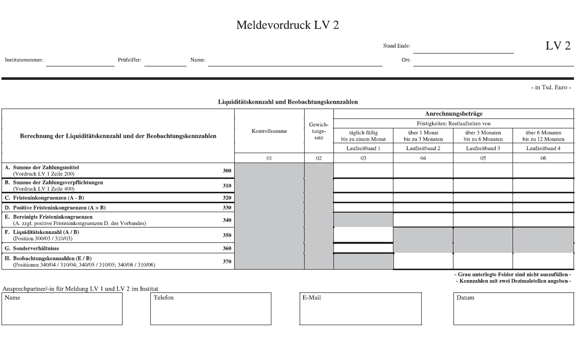 Anzeige Meldevordruck LV 2 (BGBl. 2017 I S. 4041)