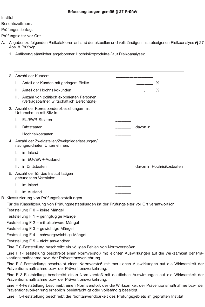 Erfassungsbogen Seite 1 (BGBl. 2018 I S. 137)