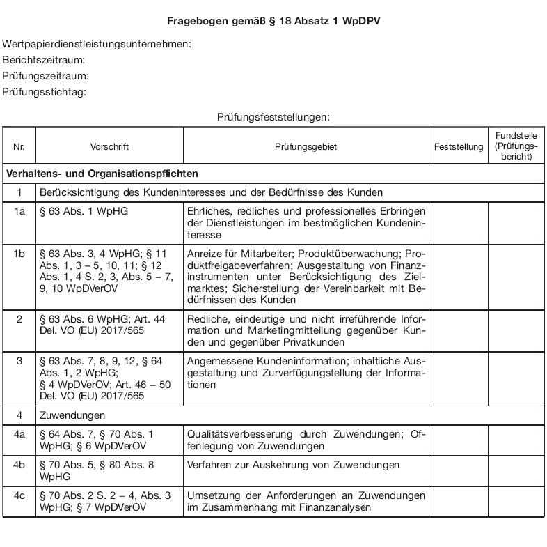 Fragebogen Seite 1 (BGBl. 2018 I S. 148)