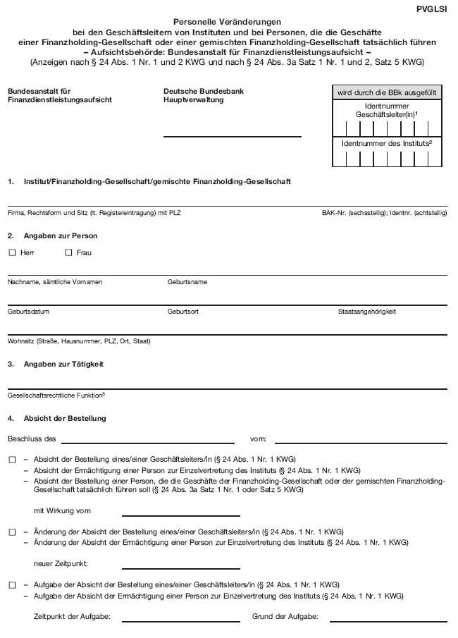 Formblatt PVGLSI, Seite 1 (BGBl. 2018 I S. 1728)