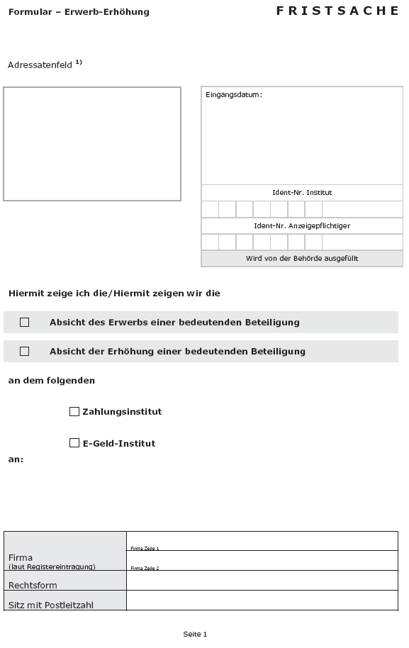 Formular - Erwerb-Erhöhung, Seite 1 (BGBl. 2018 I S. 2285)