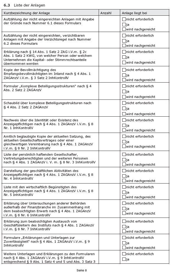 Formular - Erwerb-Erhöhung, Seite 8 (BGBl. 2018 I S. 2292)