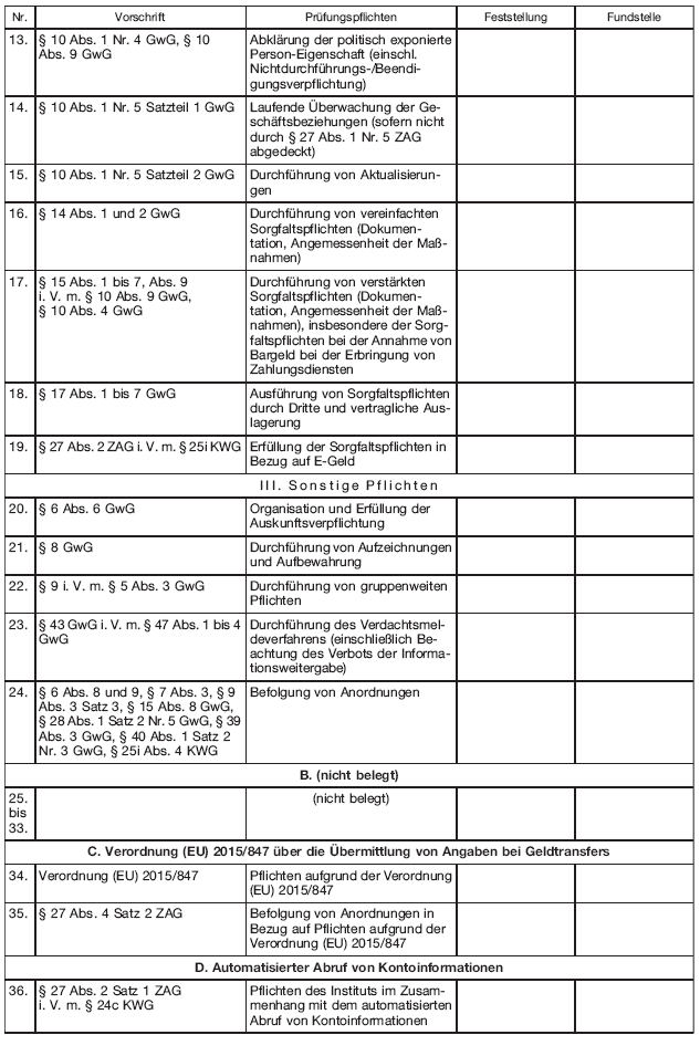 Erfassungsbogen Geldwäsche und Terrorismusfinanzierung, Seite 3 (BGBl. 2018 I S. 2477)