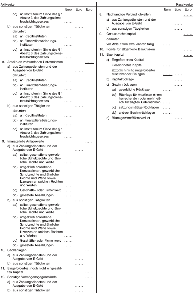 Formblatt 1, Seite 2 (BGBl. 2018 I S. 2622)