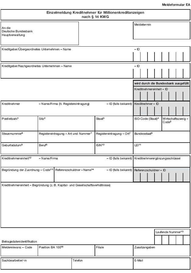 Meldeformular EA (BGBl. 2019 I S. 153)