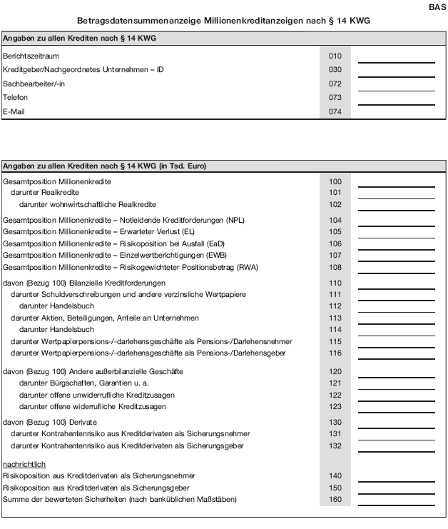 Meldeformular BAS (BGBl. 2019 I S. 158)