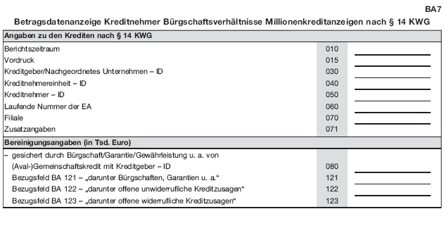 Meldeformular BA7 (BGBl. 2019 I S. 159)