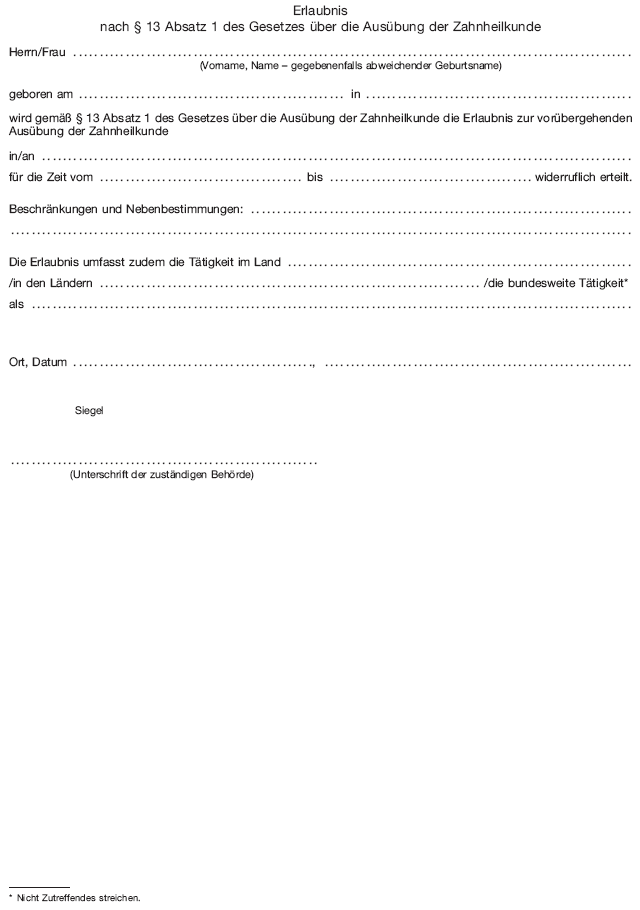 Erlaubnis (BGBl. 2019 I S. 990)