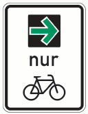 Piktogramm Grünpfeil für den Radverkehr (BGBl. 2020 I S. 815)