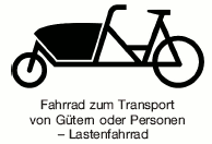 Fahrrad zum Transport von Gütern oder Personen - Lastenfahrrad (BGBl. 2020 I S. 815)