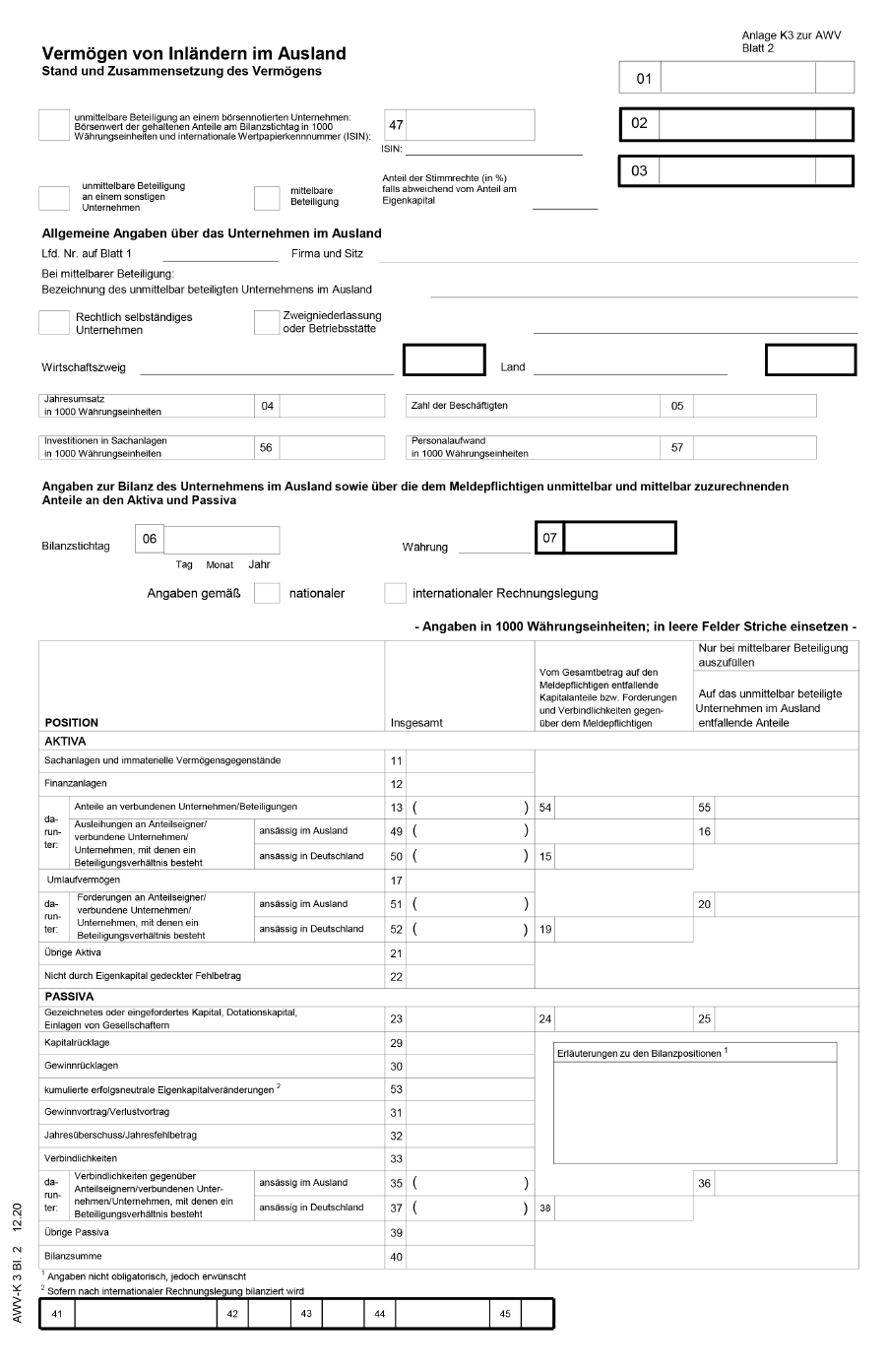 Vordruck (BAnz AT 07.09.2021 V1 S. 44)