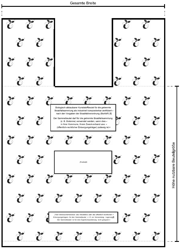 Sammelbeutel Vorderseite (BGBl. 2022 I S. 715)