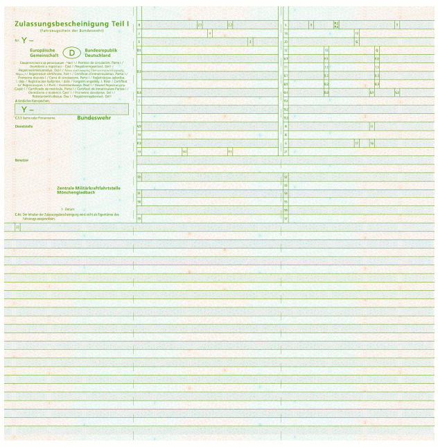 Zulassungsbescheinigung Teil I Bundeswehr (BGBl. 2023 I Nr. 199 S. 103)