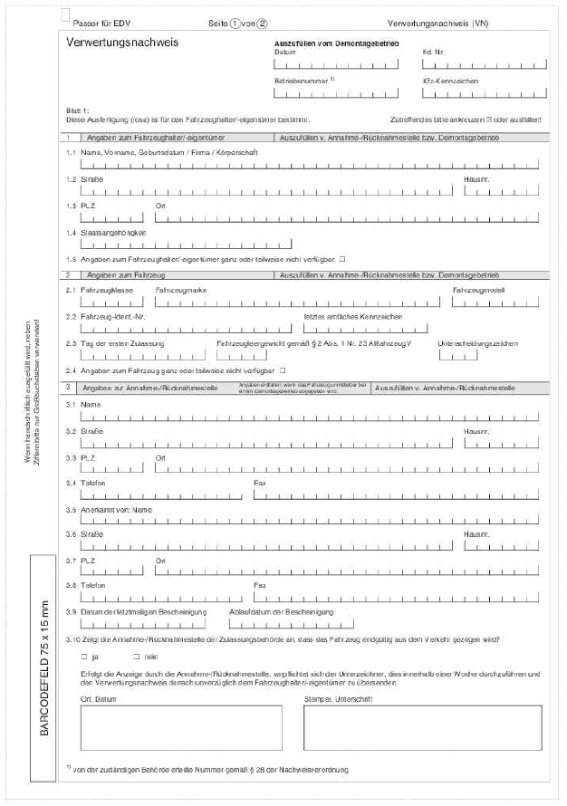 Verwertungsnachweis Seite 1 (BGBl. 2023 I Nr. 199 S. 111)