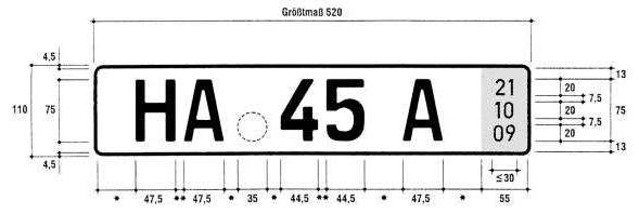 einzeiliges Kennzeichen (BGBl. 2023 I Nr. 199 S. 91)