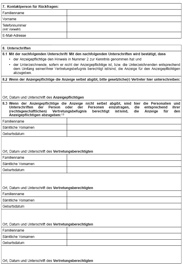 Formular (BGBl. 2024 I Nr. 9 S. 22)