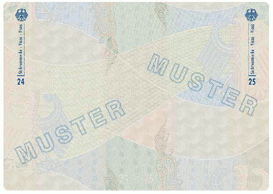 Muster Reisepass (BGBl. 2024 I Nr. 125 S. 10)