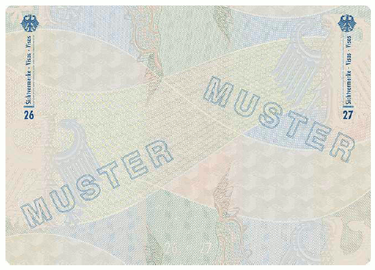 Muster Reisepass (BGBl. 2024 I Nr. 125 S. 10)
