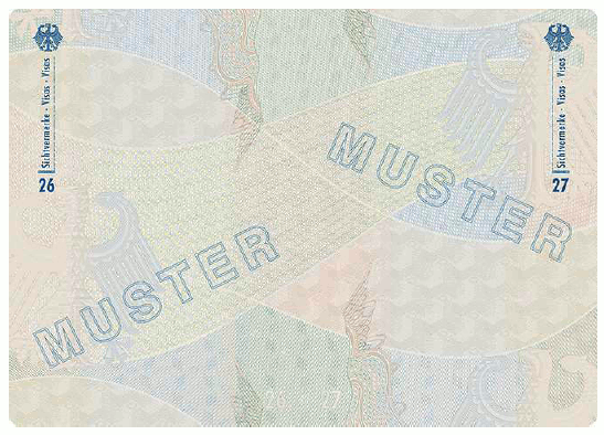 Muster Reisepass (BGBl. 2024 I Nr. 125 S. 10)