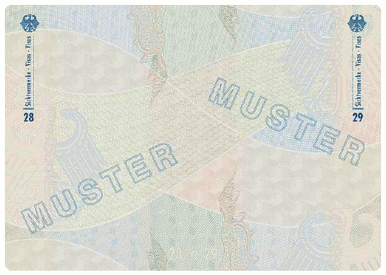 Muster Reisepass (BGBl. 2024 I Nr. 125 S. 11)