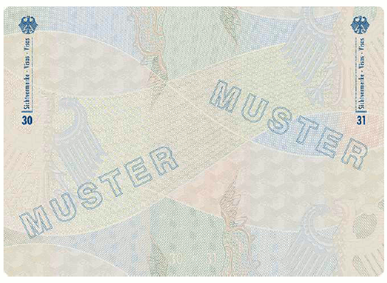 Muster Reisepass (BGBl. 2024 I Nr. 125 S. 11)