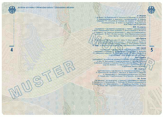 Muster Dienstpass (BGBl. 2024 I Nr. 125 S. 29)