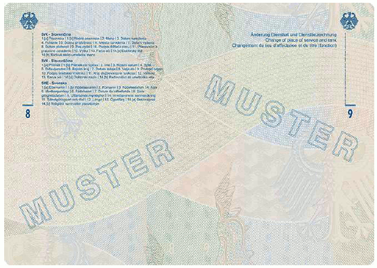Muster Diplomatenpass (BGBl. 2024 I Nr. 125 S. 44)
