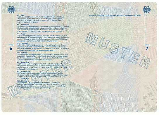 Muster Reiseausweis (BGBl. 2024 I Nr. 125 S. 60)