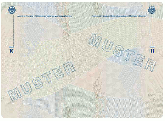 Muster Reiseausweis (BGBl. 2024 I Nr. 125 S. 61)