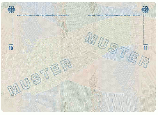 Muster Reiseausweis (BGBl. 2024 I Nr. 125 S. 61)