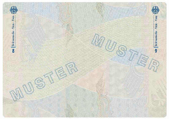 Muster Reisepass (BGBl. 2024 I Nr. 125 S. 6)