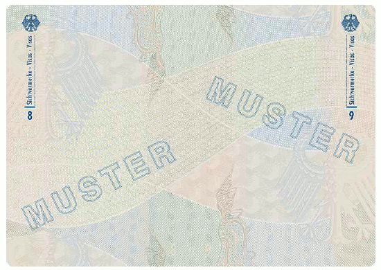 Muster Reisepass (BGBl. 2024 I Nr. 125 S. 6)