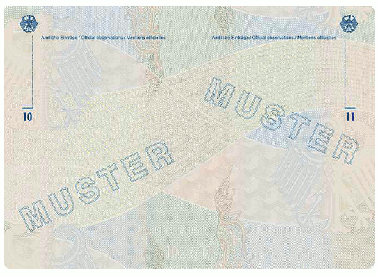 Muster Reiseausweis für Staatenlose (BGBl. 2024 I Nr. 125 S. 81)