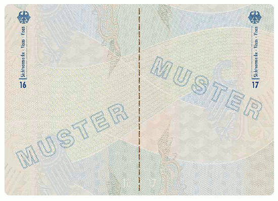 Muster Reisepass (BGBl. 2024 I Nr. 125 S. 8)