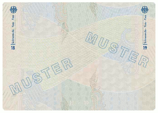 Muster Reisepass (BGBl. 2024 I Nr. 125 S. 8)