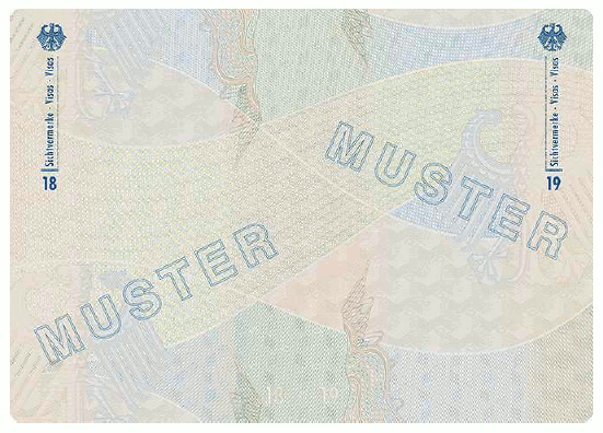 Muster Reisepass (BGBl. 2024 I Nr. 125 S. 8)