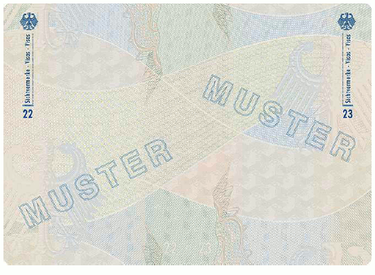 Muster Reisepass (BGBl. 2024 I Nr. 125 S. 9)