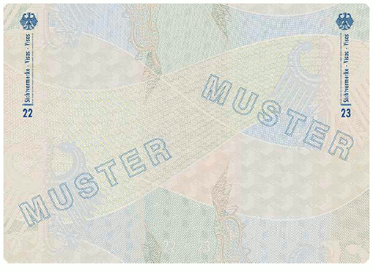 Muster Reisepass (BGBl. 2024 I Nr. 125 S. 9)