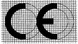 Abbildung CE-Kennzeichen (BGBl. I 2008 S. 232)
