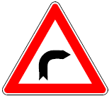Zeichen 103 Kurve (rechts) (BGBl. I 1992 S. 680)