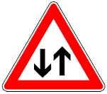 Zeichen 125 Gegenverkehr (BGBl. I 1992 S. 681)