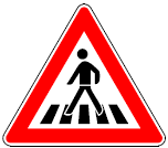 Zeichen 134 Fußgängerüberweg (BGBl. I 1992 S. 681)