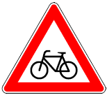 Zeichen 138 Radfahrer kreuzen (BGBl. I 1992 S. 682)